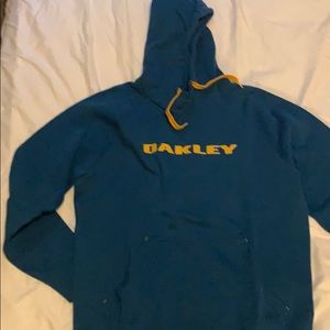 Oakley large blue hoodie